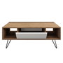 Hanah Home Mistico - Mesa de centro Nogal y Blanco